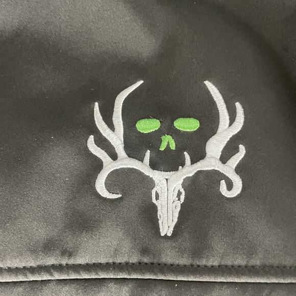 Bone Collector Black Soft Shell Jacket Mens XL Full Zip Hunting Outdoor - Picture 3 of 8